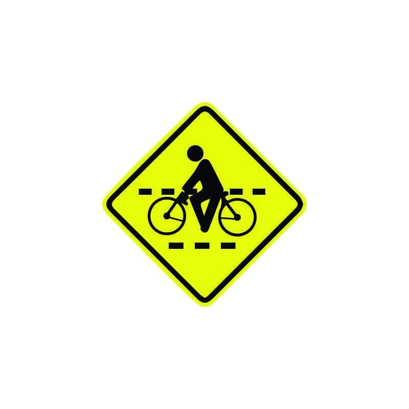 Passagem sinalizada de ciclistas