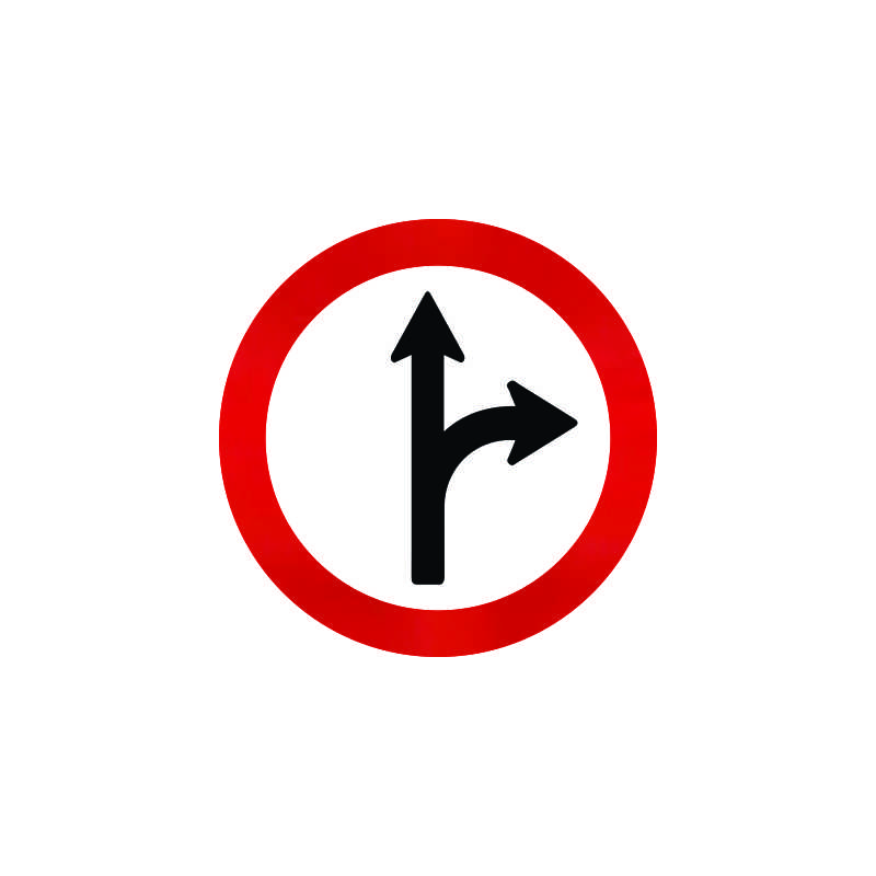 Siga em frente ou a direita