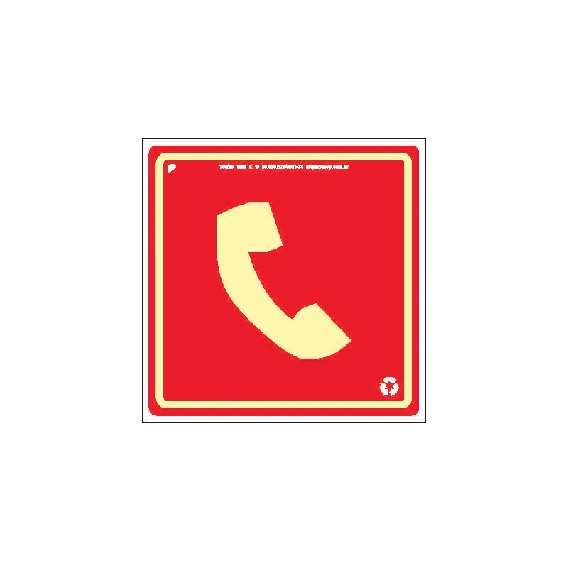 TELEFONE DE EMERGENCIA - Art placas